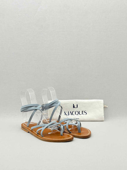 K JACQUES Zenobie Blue Size EU 39 Sandals