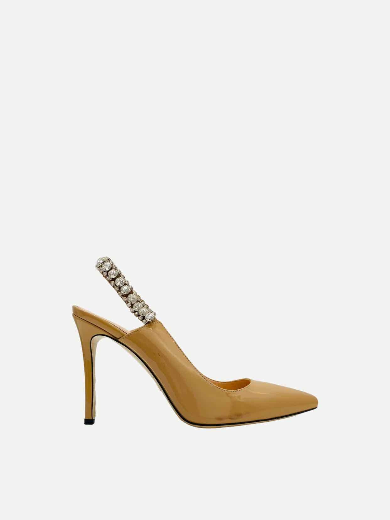 NIKO LANNI Beige Slingbacks