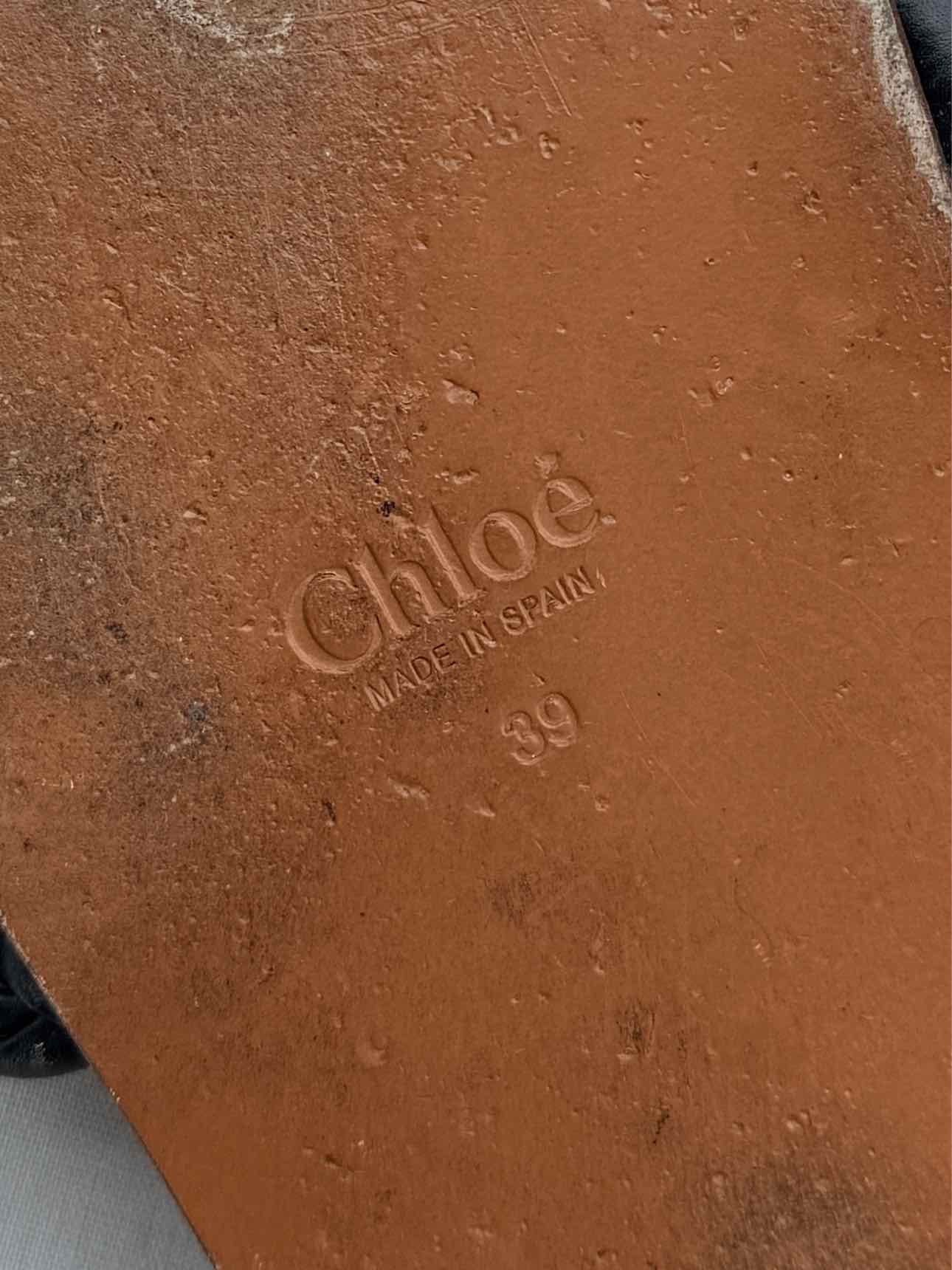 CHLOE Kacey Black Size EU 39 Mules