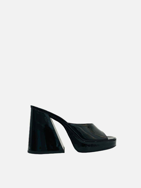 SIMON MILLER Slice Heel Black Mules 39