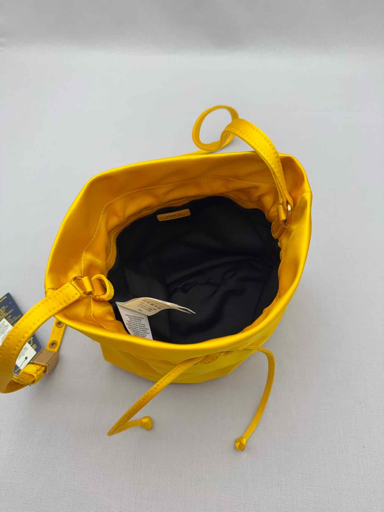 POLO RALPH LAUREN Big Pony Yellow Bucket Bag