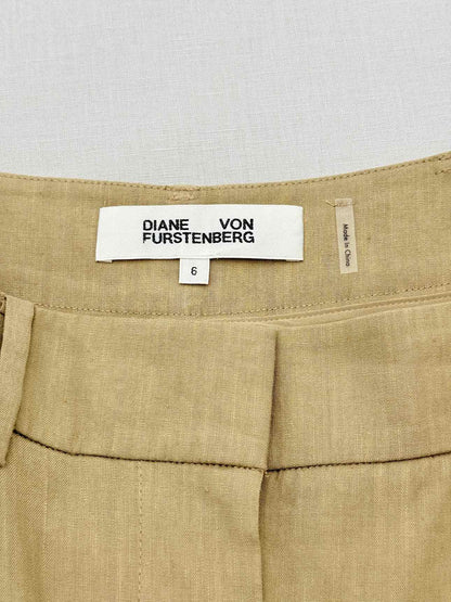 DIANE VON FURSTENBERG Beige Size US 6 Outfit Set