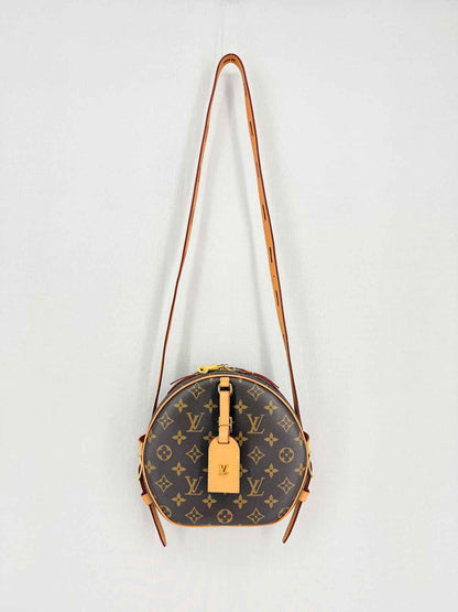 LOUIS VUITTON PETITE BOITE CHAPEAU Brown Crossbody