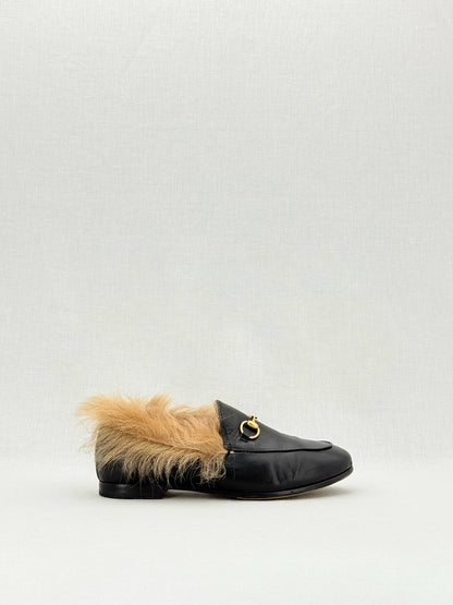 GUCCI Princetown Black Size EU 35 Flats