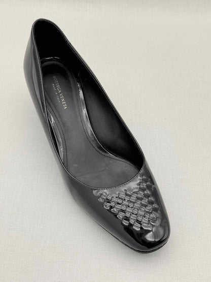 BOTTEGA VENETA Black Woven Size EU 36.5 Pumps