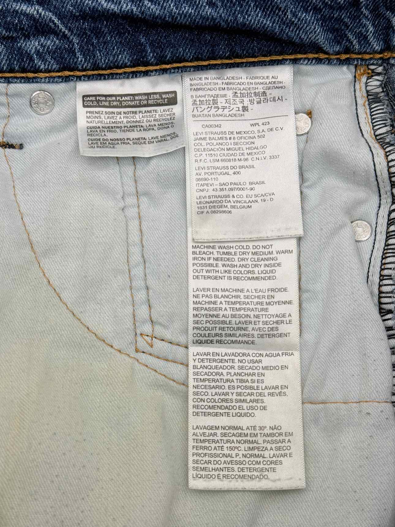LEVIS 502 Hi-Ball Blue Size 29 Jeans