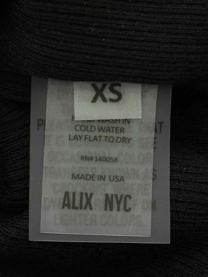 ALIX NYC Cropped Black Size XSmall Top