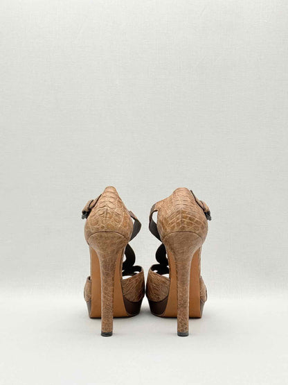BOTTEGA VENETA Brown Size EU 40 Heeled Sandals