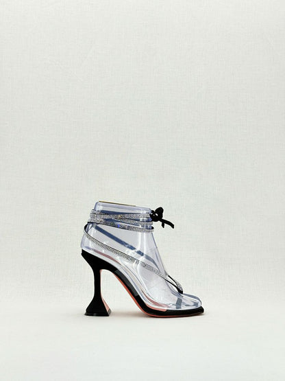 AMINA MUADDI Zula Black Size EU 36.5 Heeled Sandals