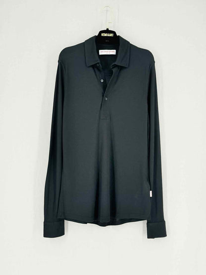 ORLEBAR BROWN Sebastian Polo Black Size Medium Shirt