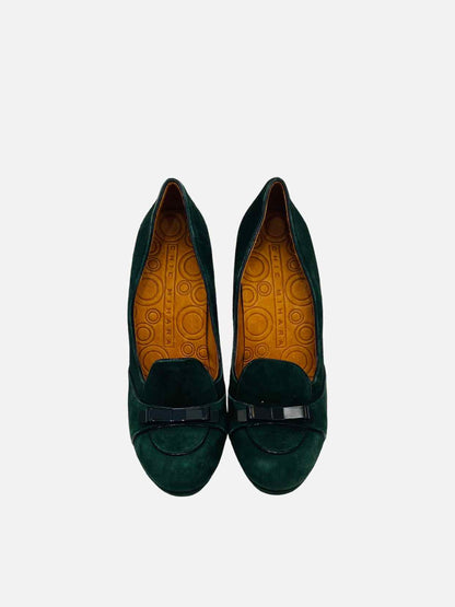 CHIE MIHARA Loafer Green Pumps