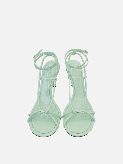 STUDIO AMELIA Pastel Green Heeled Sandals 40