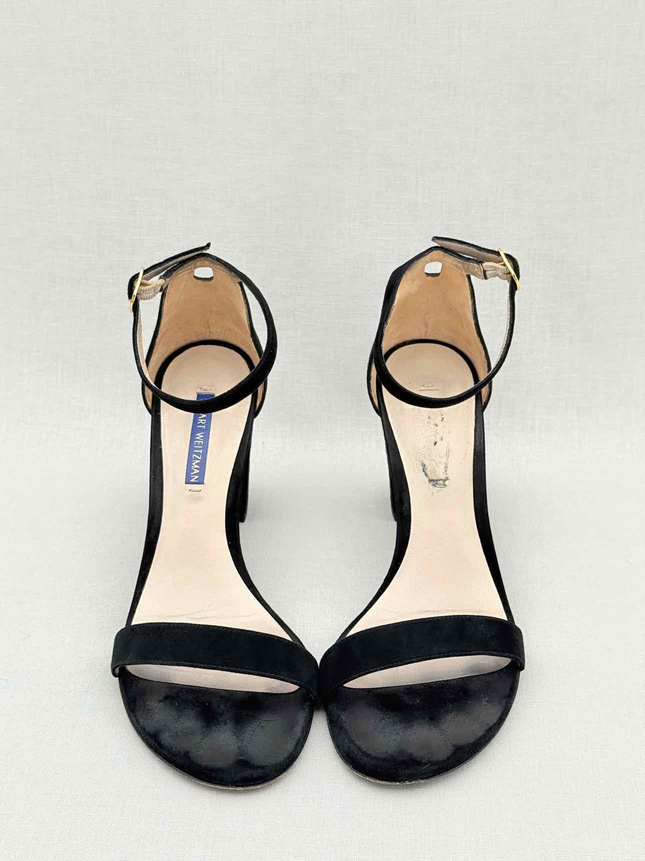 STUART WEITZMAN Black Size EU 38 Heeled Sandals
