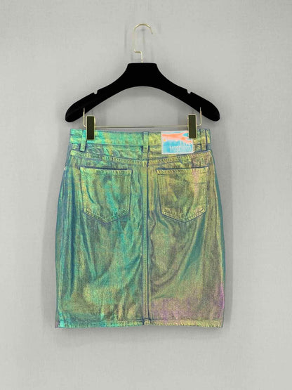 LOVE MOSCHINO Metallic Green Size US 2 Outfit Set