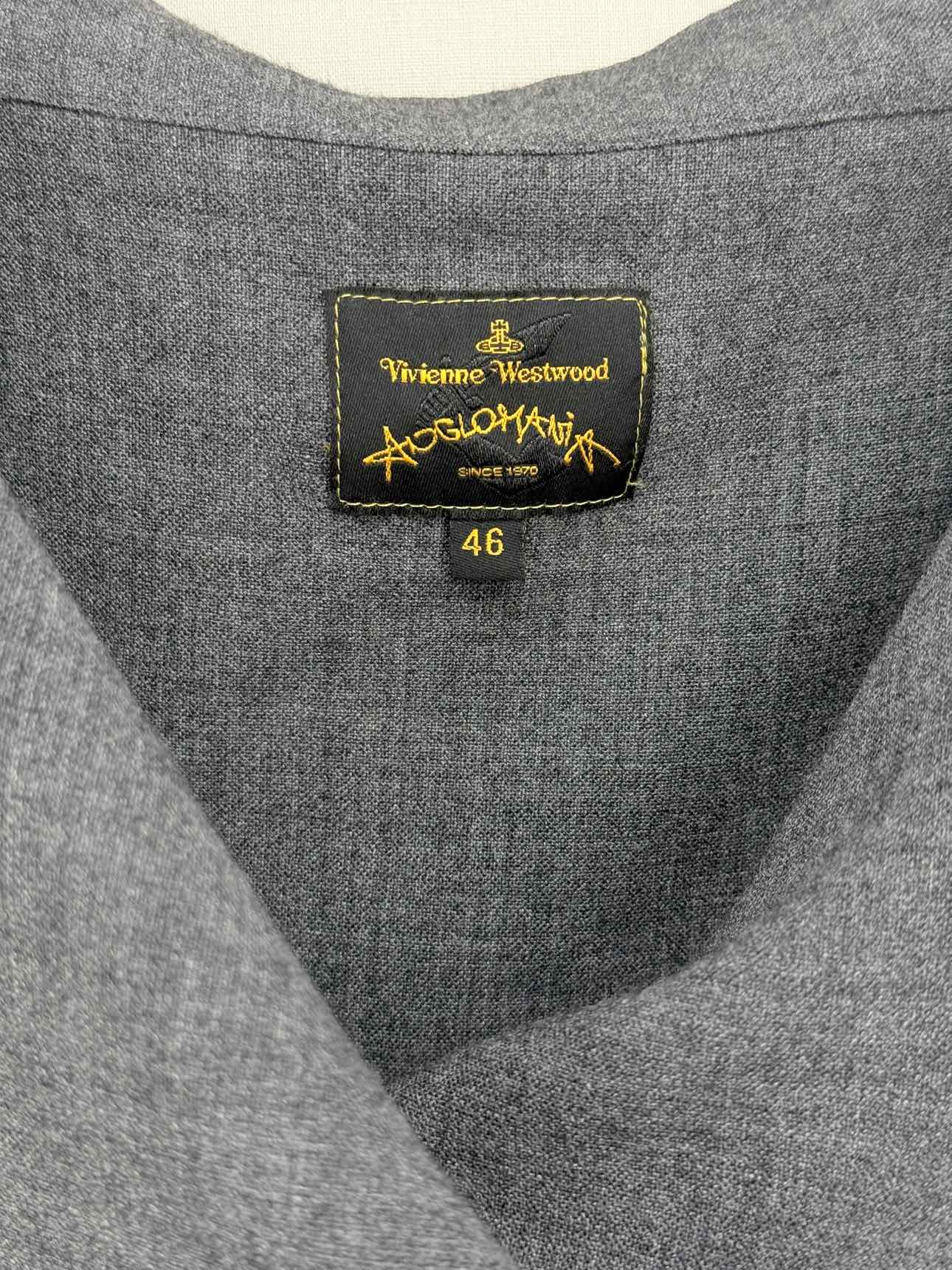 VIVIENNE WESTWOOD Grey Size US 10 Knee Length Dress