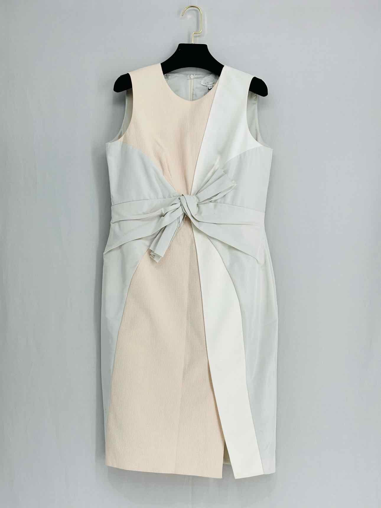 PAULE KA Pink Multicolor Size US 10 Knee Length Dress