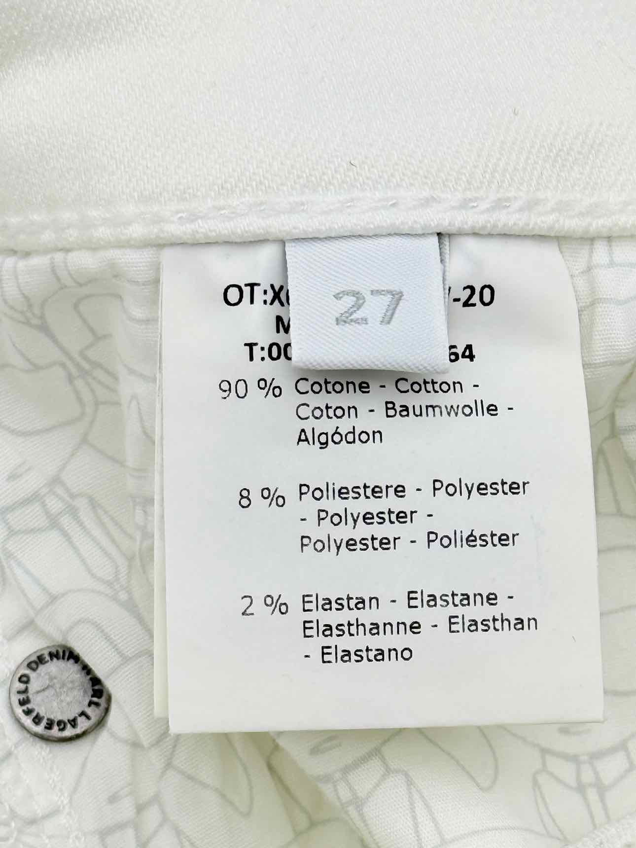 KARL LAGERFELD DENIM Off-white Size 27 Jeans