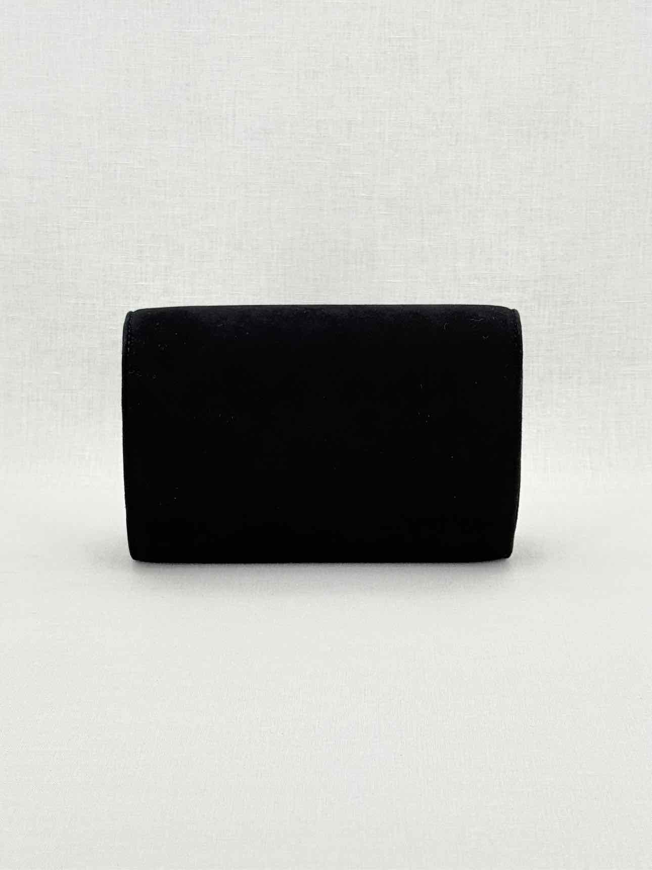GIUSEPPE ZANOTTI Velvet Black Clutch