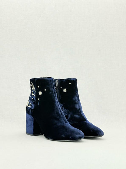 ASH Elixir Navy Blue Size EU 39 Ankle Boots