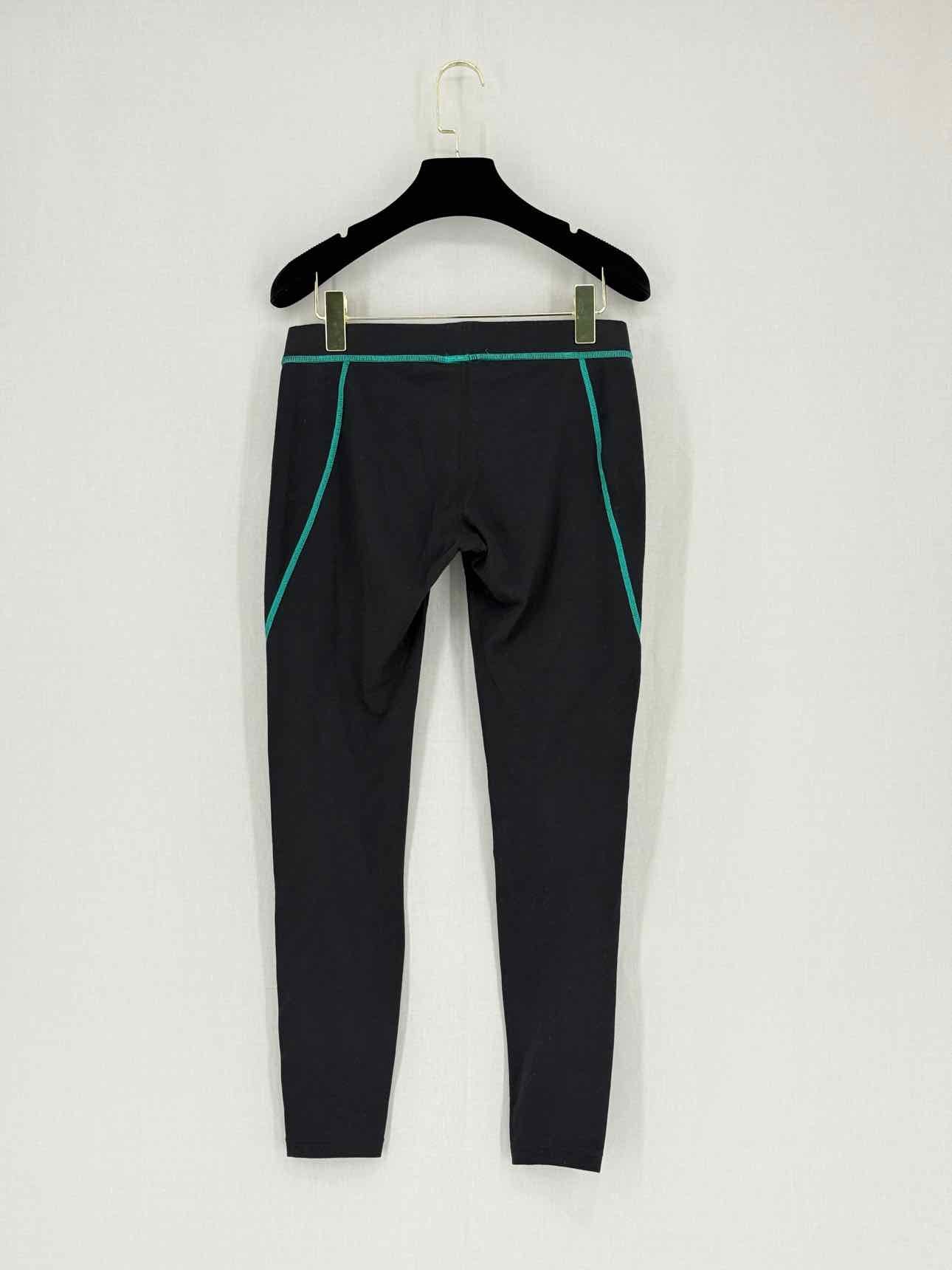 JAMES PERSE Black & Green Size Small Leggings