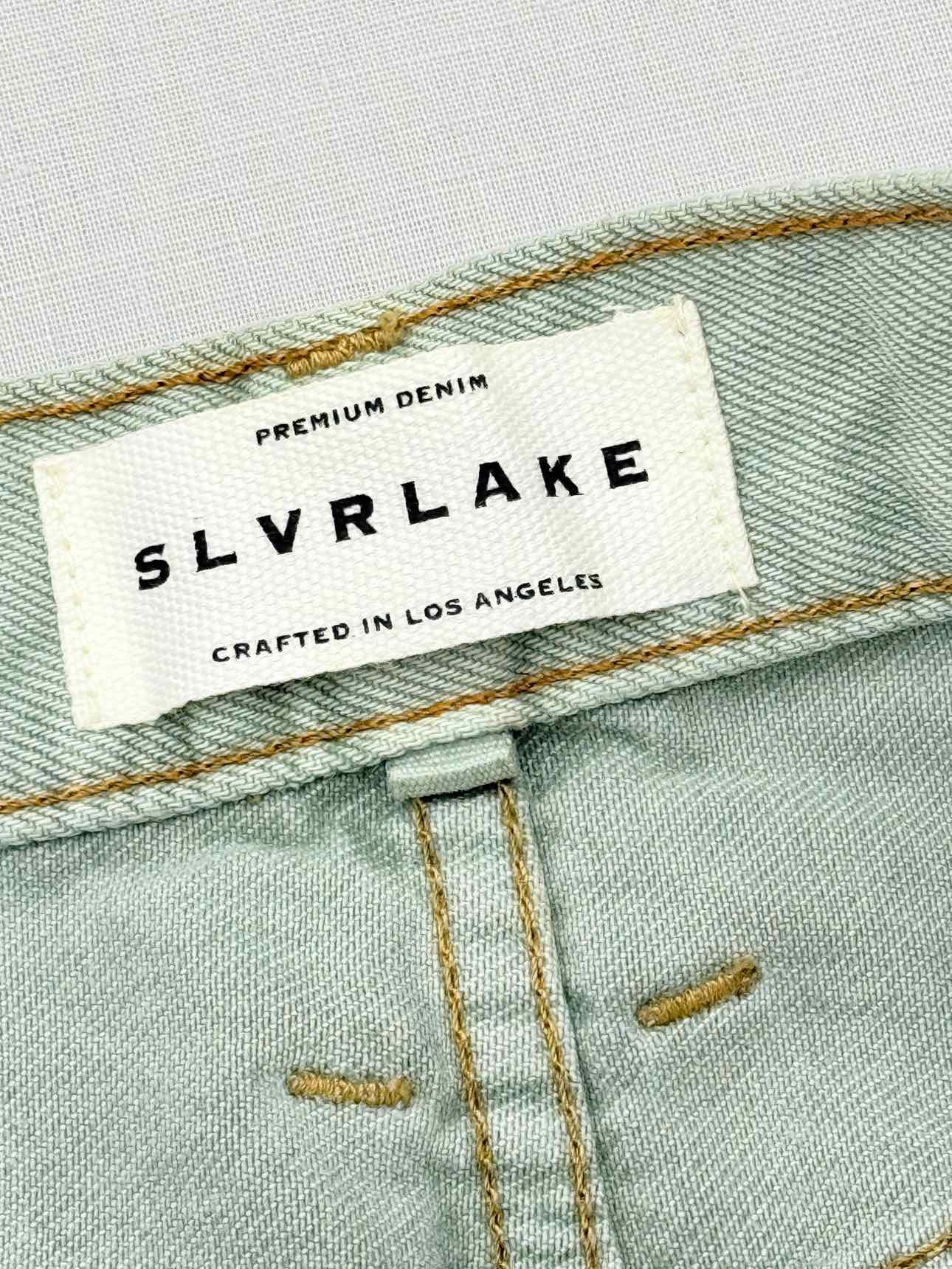 SLVRLAKE London Crop Green Size 29 Jeans