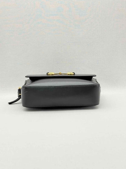 GUCCI Horsebit 1955 Black Shoulder Bag