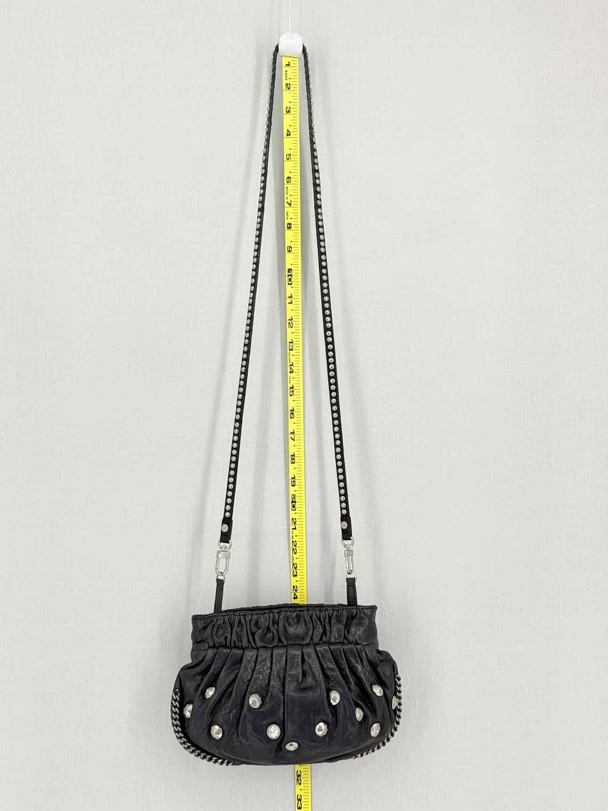 DIANE VON FURSTENBERG Belle Black Clutch