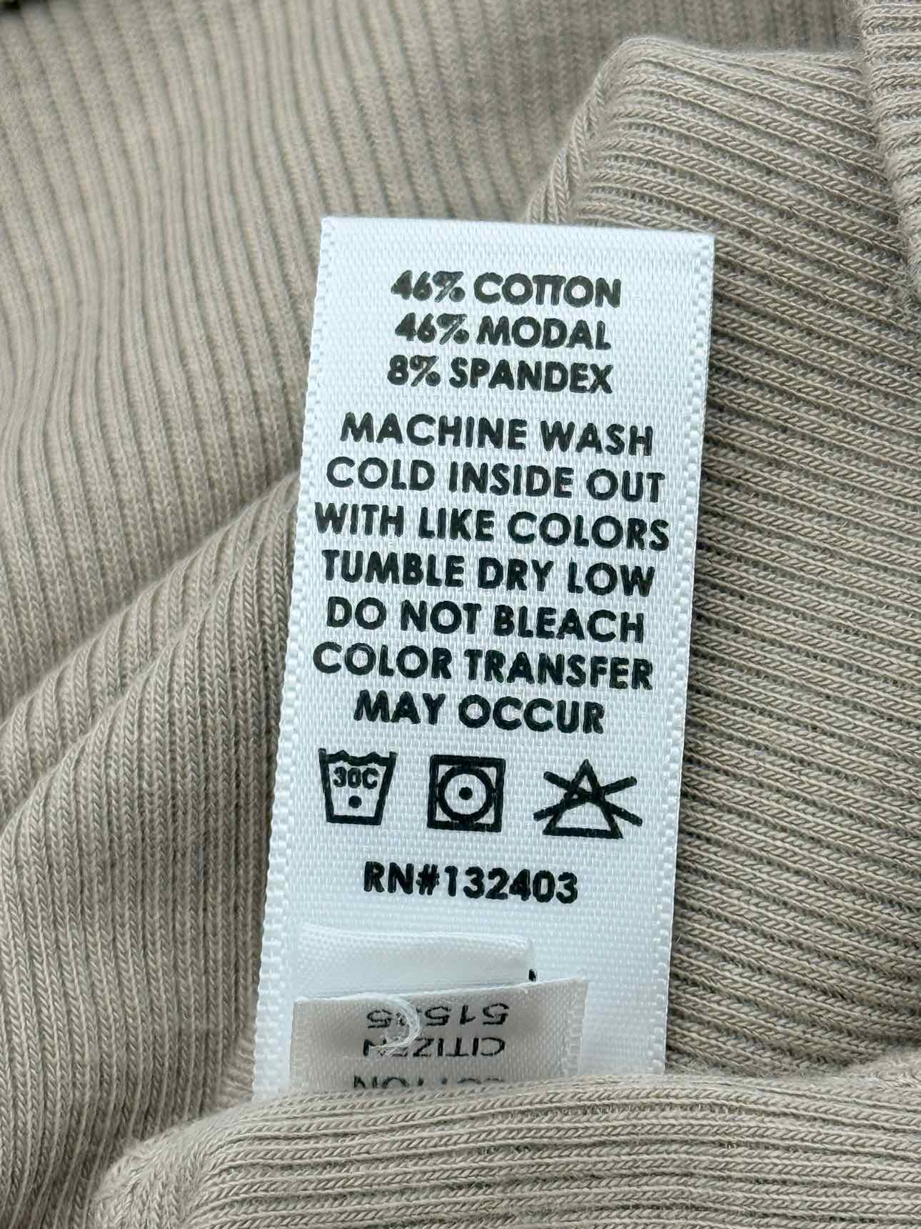 COTTON CITIZEN Beige Size Medium Top