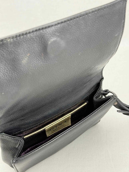GINA Black Clutch