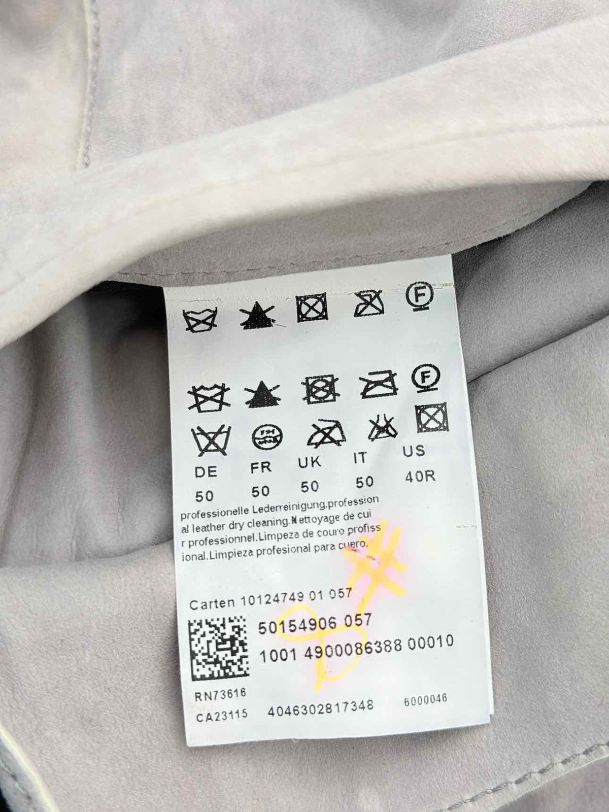 BOSS HUGO BOSS Single Breasted Grey Size US 40 Jacket