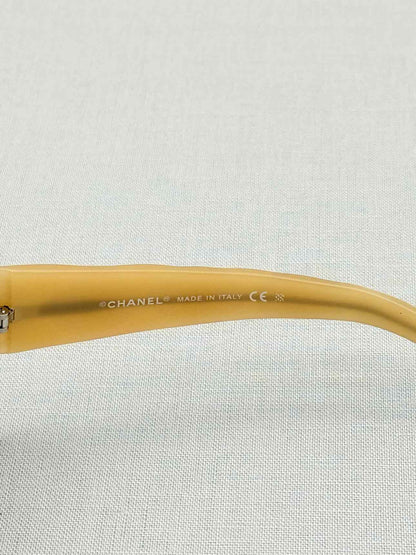 CHANEL Vintage Beige Sunglasses