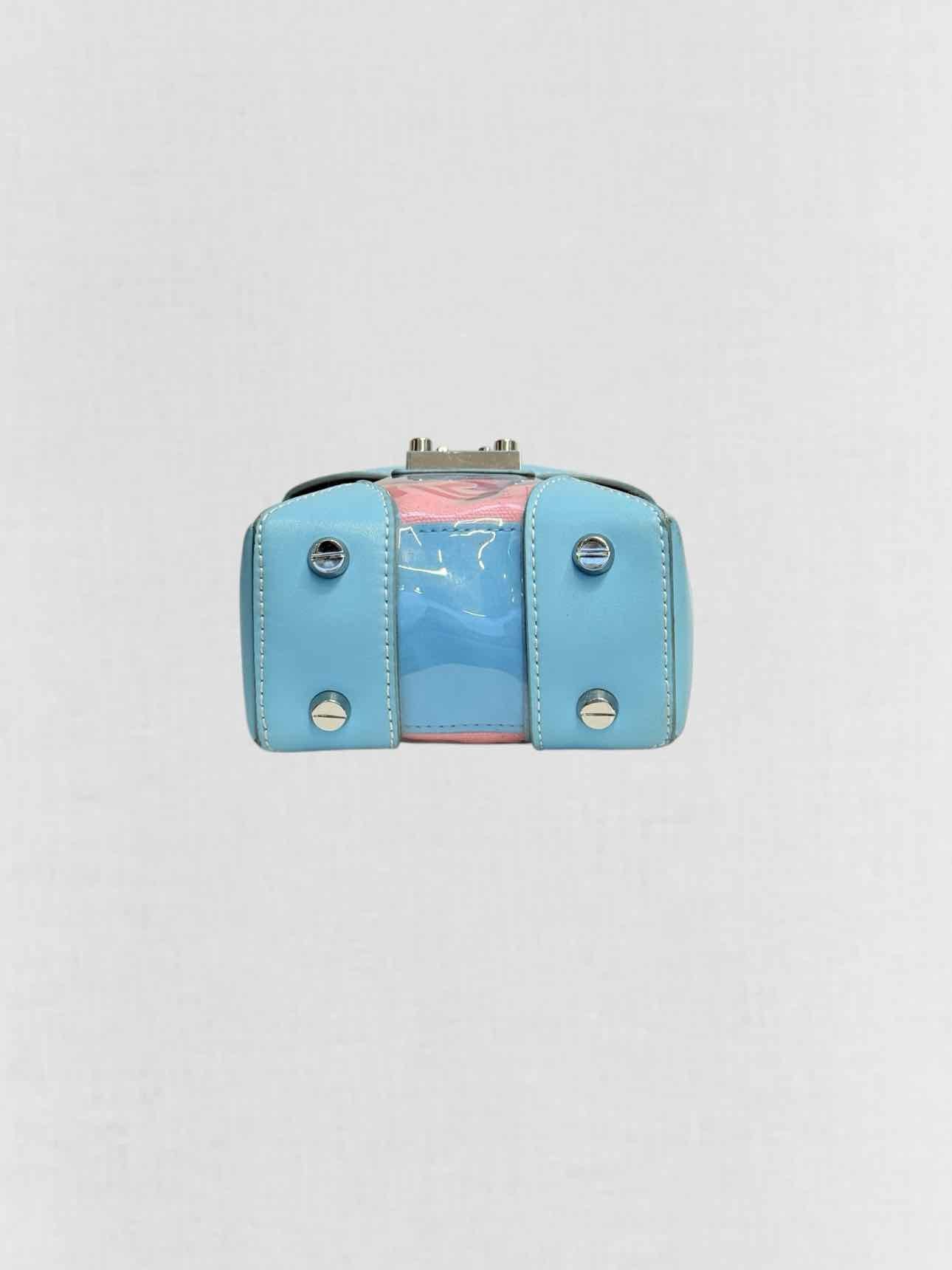 MCM Berlin Blue & Pink Crossbody