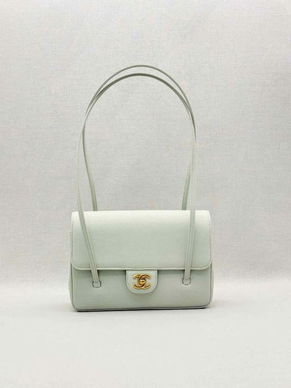 CHANEL Preppy Coco Pastel Green Shoulder Bag