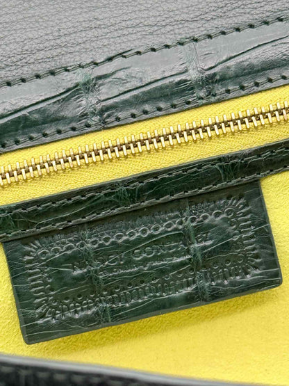 NANCY GONZALEZ Green Clutch