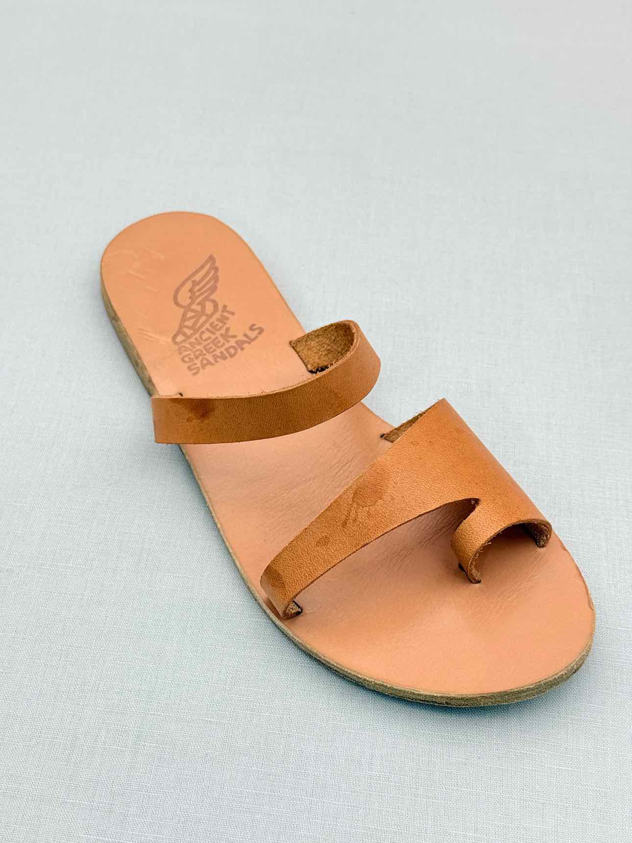 ANCIENT GREEK SANDALS Daphnae Tan Size EU 38 Sandals