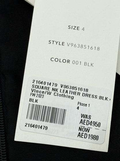 VINCE Black Size US 4 Midi Dress