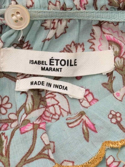 ISABEL MARANT ETOILE Blue Multicolor Size US 2 Blouse