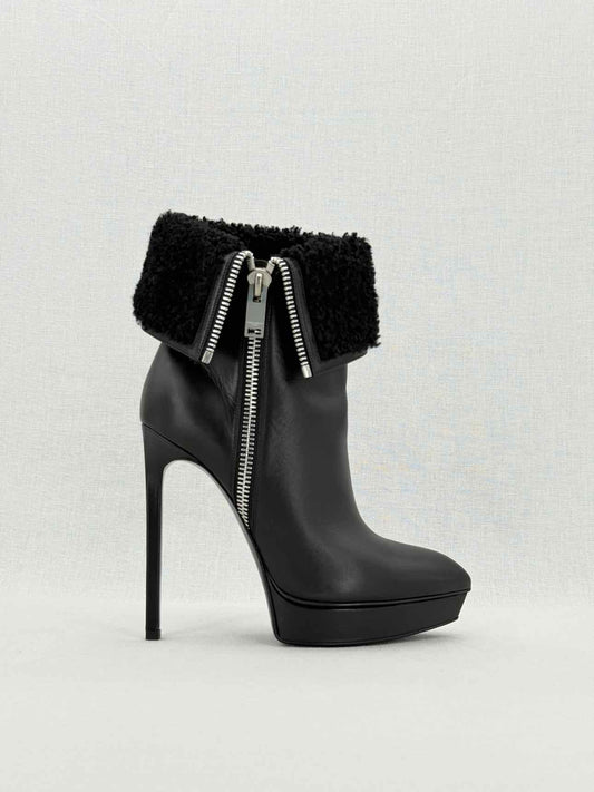 SAINT LAURENT Black Size EU 37 Boots