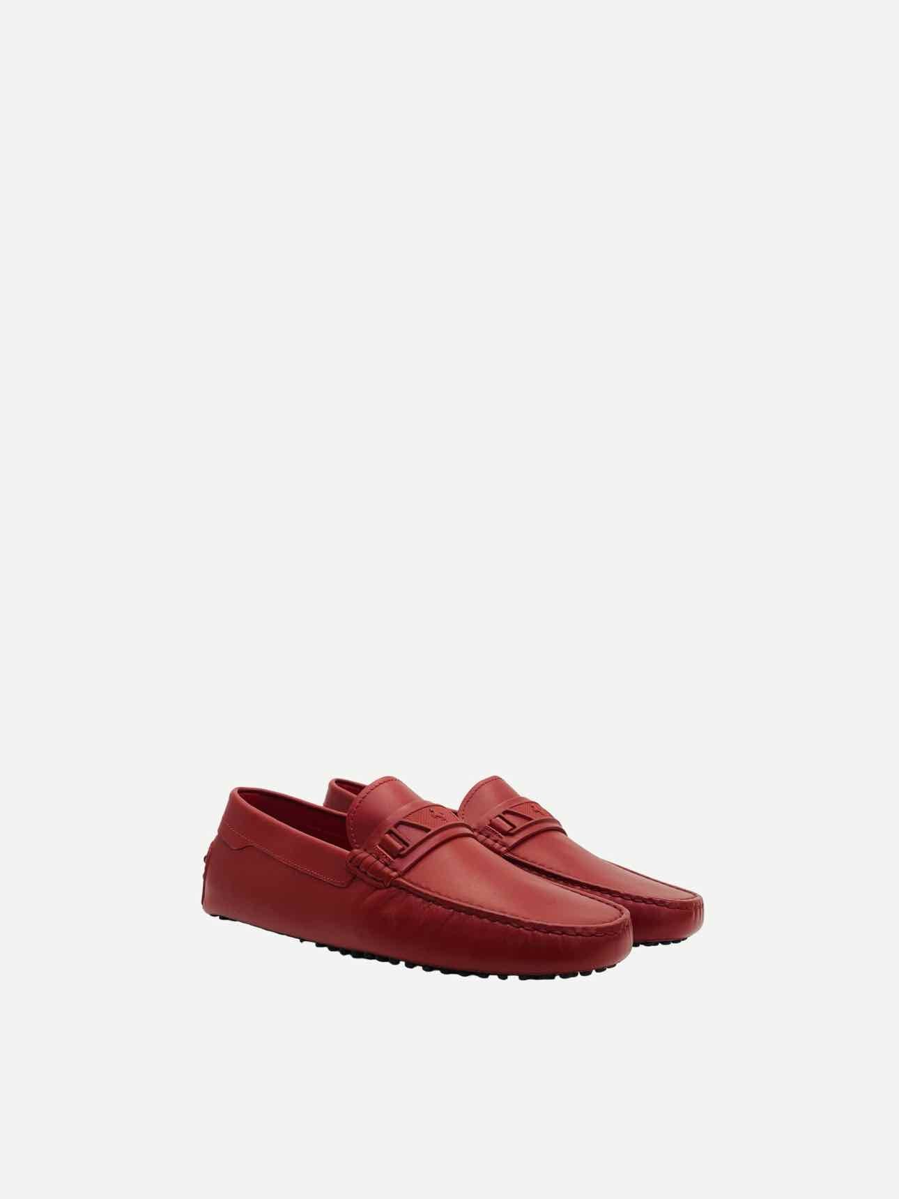 TOD'S Driving Red Loafers 41