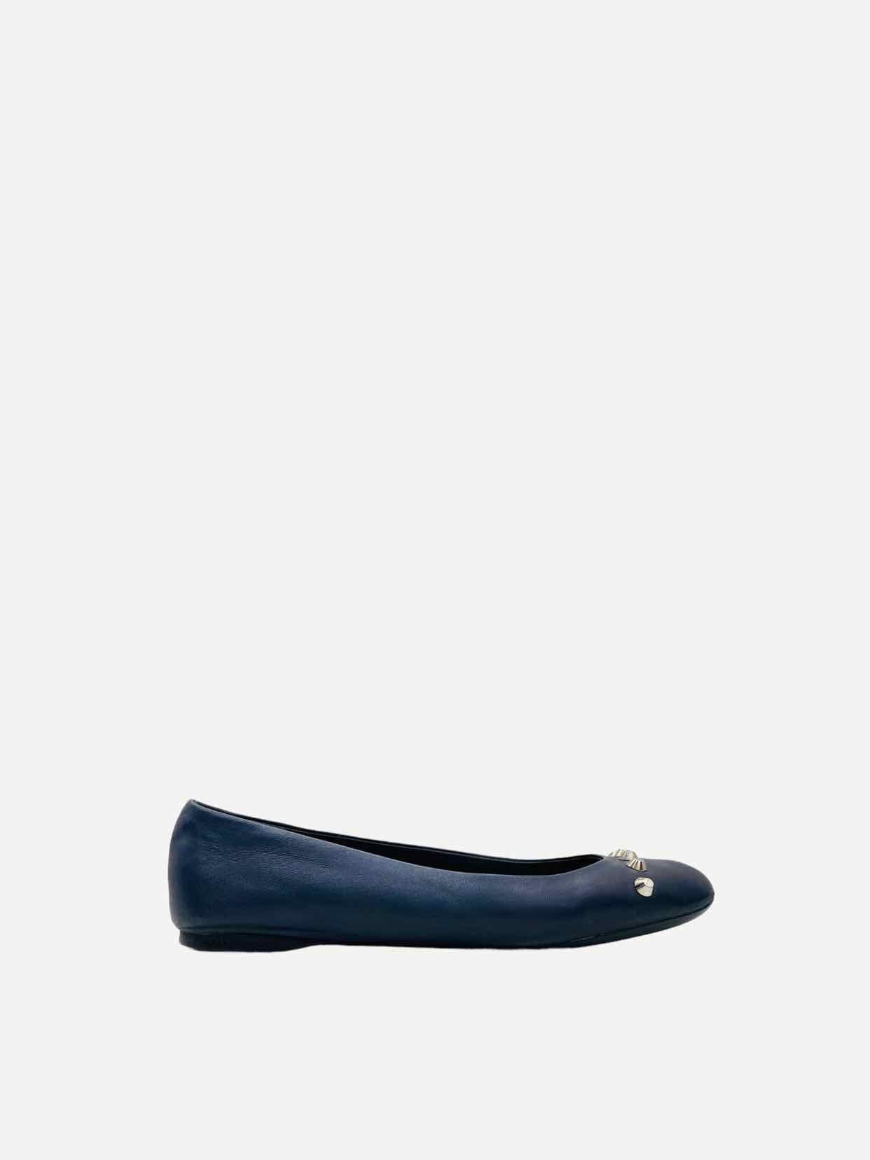 BALENCIAGA Black Ballet Flats