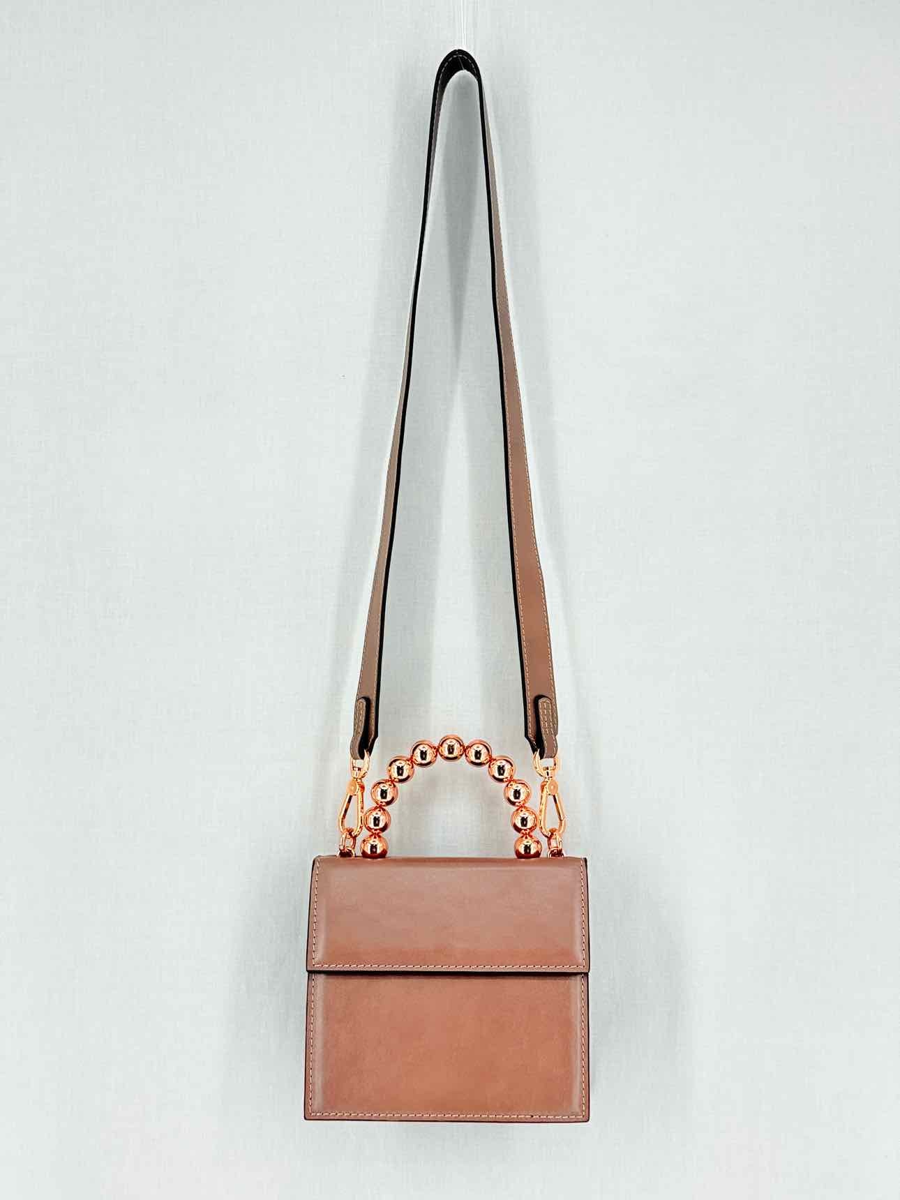 0711 Bea Ball Handle Brown Top Handle