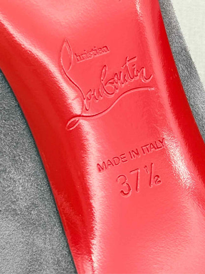 CHRISTIAN LOUBOUTIN Anjalina Grey Size EU 37.5 Pumps