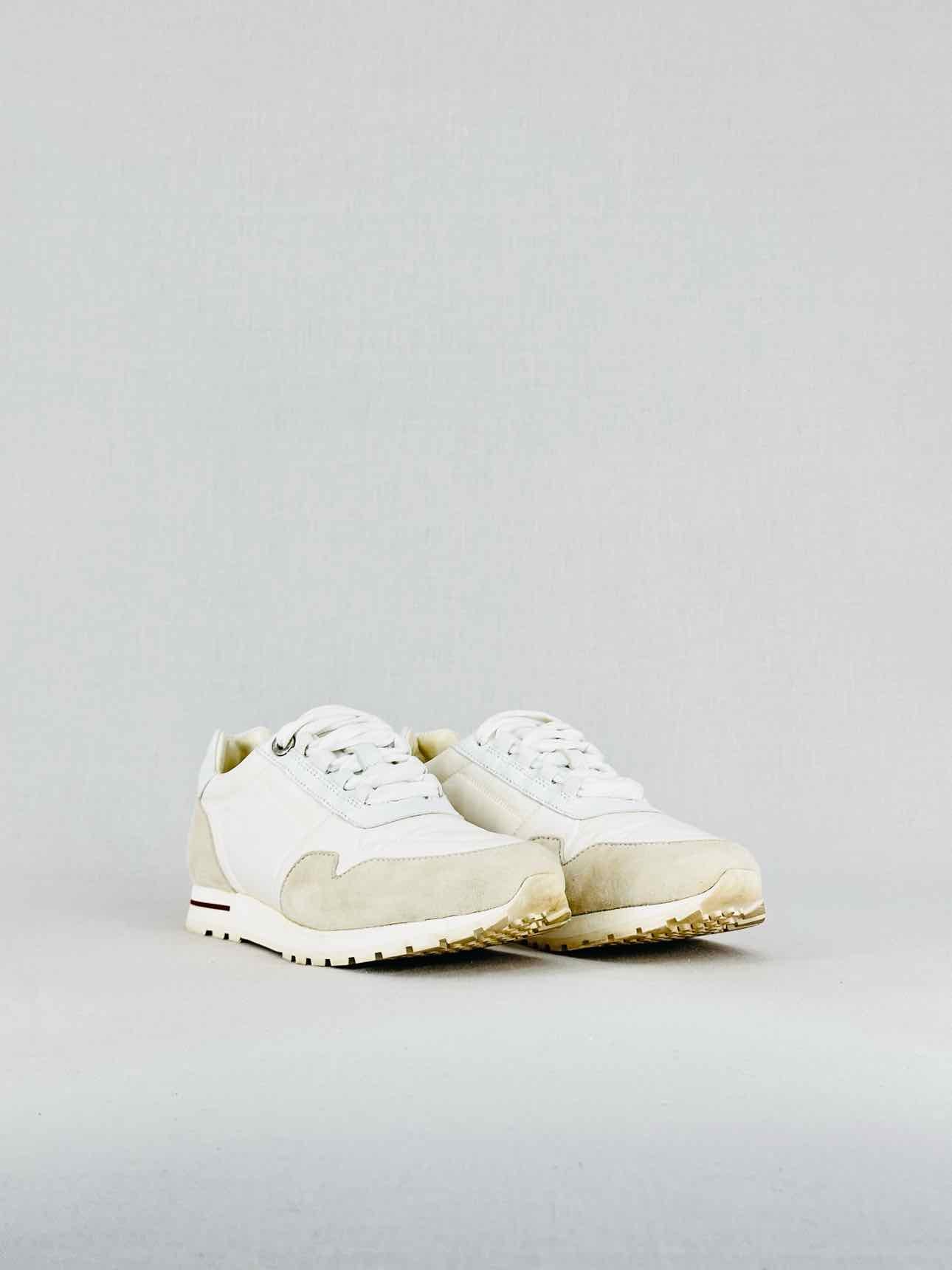 LORO PIANA My Wind White & Grey Size EU 35 Sneakers