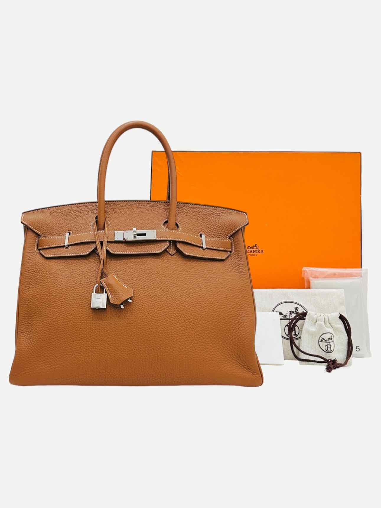 HERMES Birkin Gold Top Handle