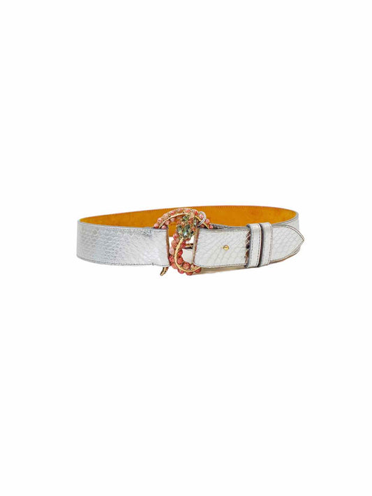 ROBERTO CAVALLI Silver Belt