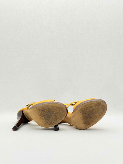 JIMMY CHOO Mustard Size EU 37 Heeled Sandals