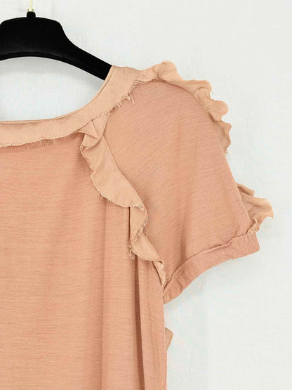 LANVIN Mocha Size Medium Short Dress