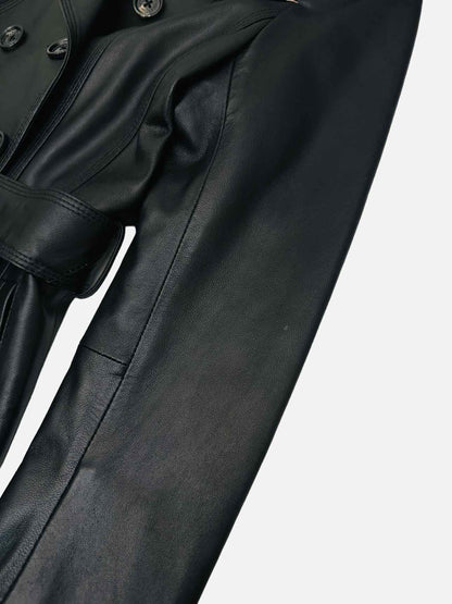 BURBERRY LONDON Double Breasted Black Size Medium Coat