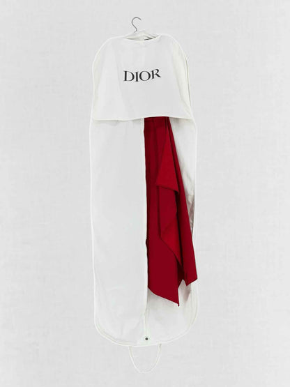 CHRISTIAN DIOR Red Size US 6 Knee Length Dress