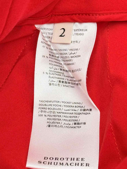 DOROTHEE SCHUMACHER Red Size US 2 Outfit Set